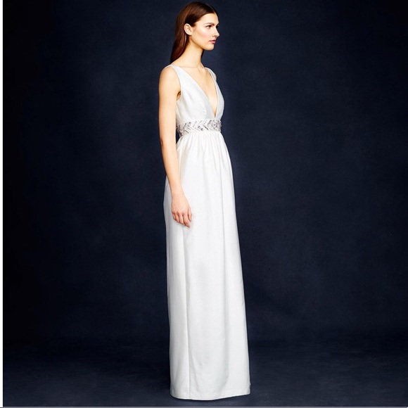 J Crew Annabelle Wedding Gown Sleeveless NWT - Picture 2 of 6